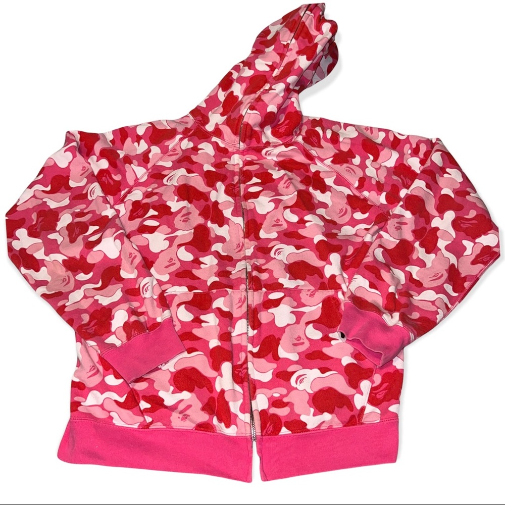 2005 1st Bape Pink ABC Camo Hoodie